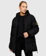 Womens Remila Puffer Jacket JET BLACK