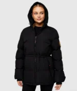 Womens Remila Puffer Jacket JET BLACK