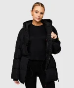 Womens Remila Puffer Jacket JET BLACK