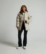 Womens Remila Puffer Jacket PURE CASHMERE