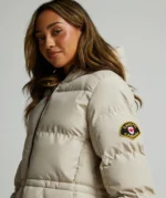 Womens Remila Puffer Jacket PURE CASHMERE