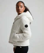 Womens Sellata Borg Reversible Jacket CLOUD DRIFT