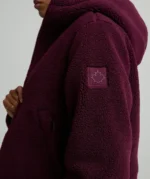 Womens Sellata Borg Reversible Jacket MULBERRY MIST