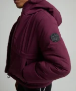 Womens Sellata Borg Reversible Jacket MULBERRY MIST