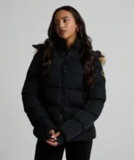 Womens Valleria Puffer Jacket BLACK