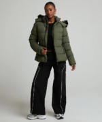 Womens Valleria Puffer Jacket FALLEN LICHEN