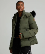 Womens Valleria Puffer Jacket FALLEN LICHEN