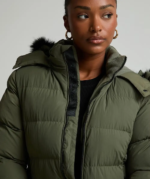 Womens Valleria Puffer Jacket FALLEN LICHEN