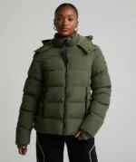 Womens Valleria Puffer Jacket FALLEN LICHEN