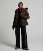 Womens Valleria Puffer Jacket MOLTON MOCHA