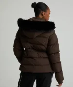 Womens Valleria Puffer Jacket MOLTON MOCHA
