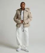 Womens Valleria Puffer Jacket WHISPERED TAUPE