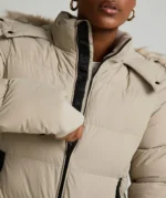 Womens Valleria Puffer Jacket WHISPERED TAUPE
