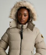 Womens Valleria Puffer Jacket WHISPERED TAUPE