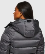 Womens Virna Slimline Puffer Jacket ASPHALT