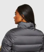 Womens Virna Slimline Puffer Jacket ASPHALT