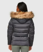 Womens Virna Slimline Puffer Jacket ASPHALT