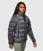 Womens Virna Slimline Puffer Jacket ASPHALT