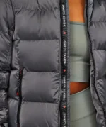 Womens Virna Slimline Puffer Jacket ASPHALT