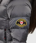 Womens Virna Slimline Puffer Jacket ASPHALT