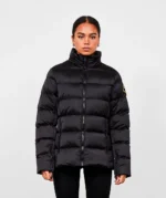 Womens Virna Slimline Puffer Jacket BLACK