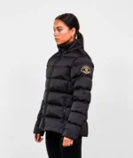 Womens Virna Slimline Puffer Jacket BLACK