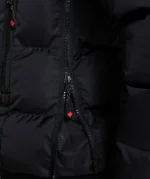 Womens Virna Slimline Puffer Jacket BLACK