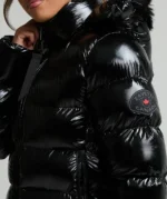 Womens Virnaro Slimline Puffer Jacket BLACK